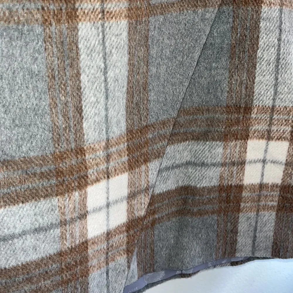 NEW WITH TAGS WOMEN’S LARGE BAGATELLE POLYESTER PLAID LINED SKIRT